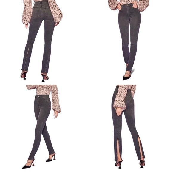 Reformation Jeans Camilla Erie Wash High Rise Back Seam & Ankle Zip Size 23 - Picture 3 of 12